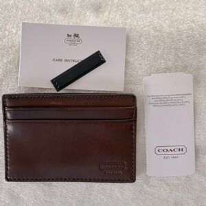 COACH leather wallet